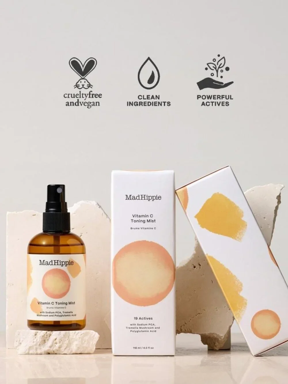 MAD HIPPIE Vitamin C Toning Mist 4.0oz. Full Size NWT